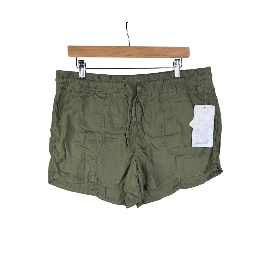 New Harmony + Havoc Elastic Waist Shorts size XL Green